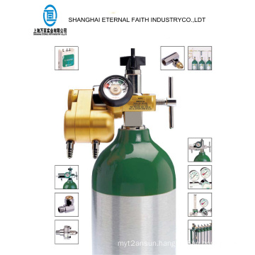 10L Portable Medical Aluminum Oxygen Gas Cylinder